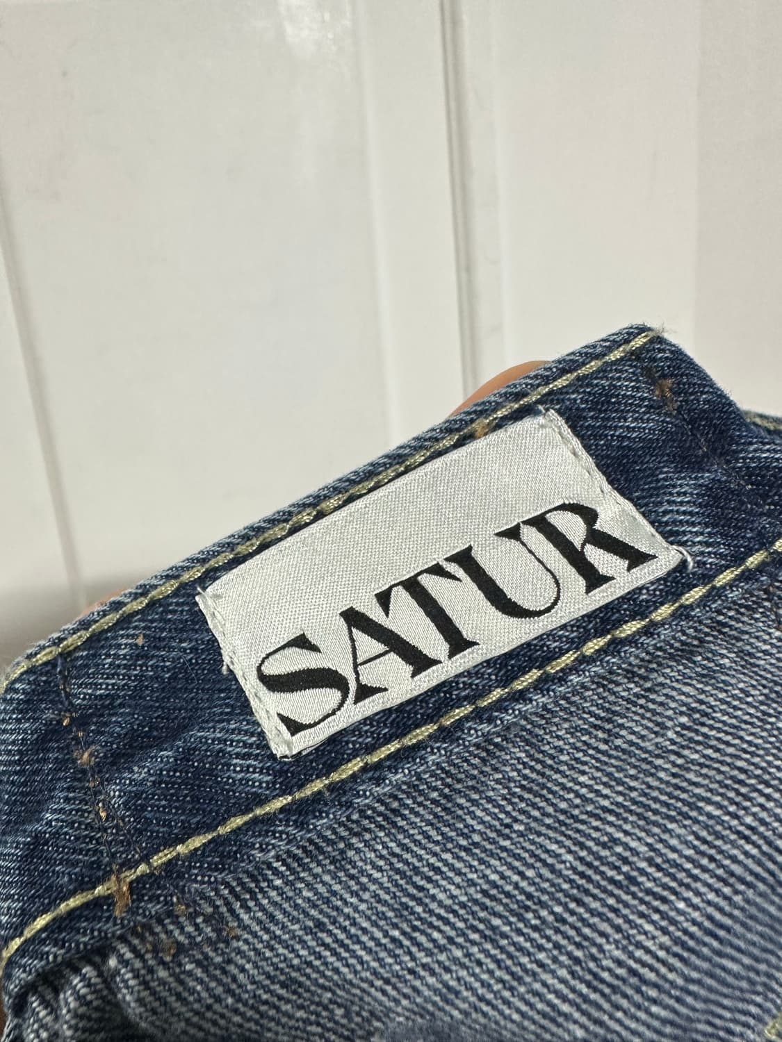 세터 브루클린 뉴트로 와이드 데님 팬츠 상품이미지3