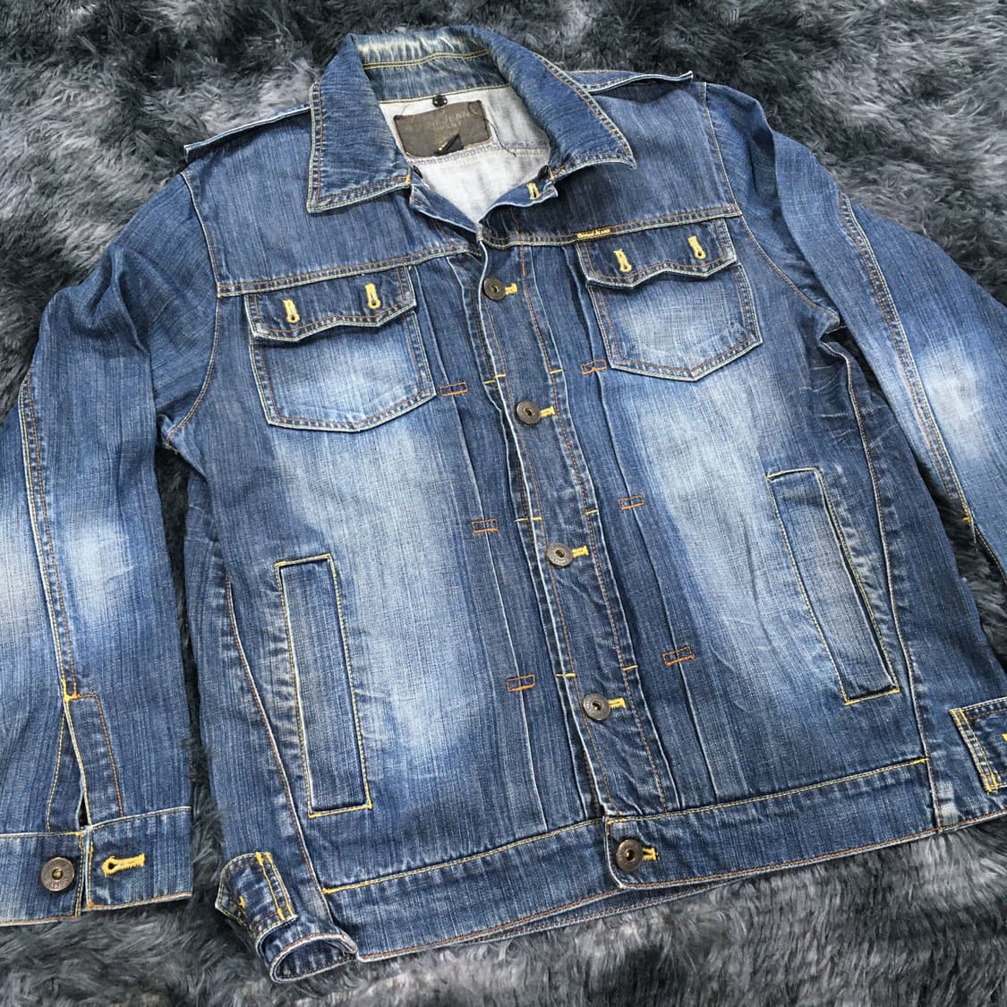 투티/0181 shane jeans 웨스턴 워싱 데님자켓 트러커 상품이미지3