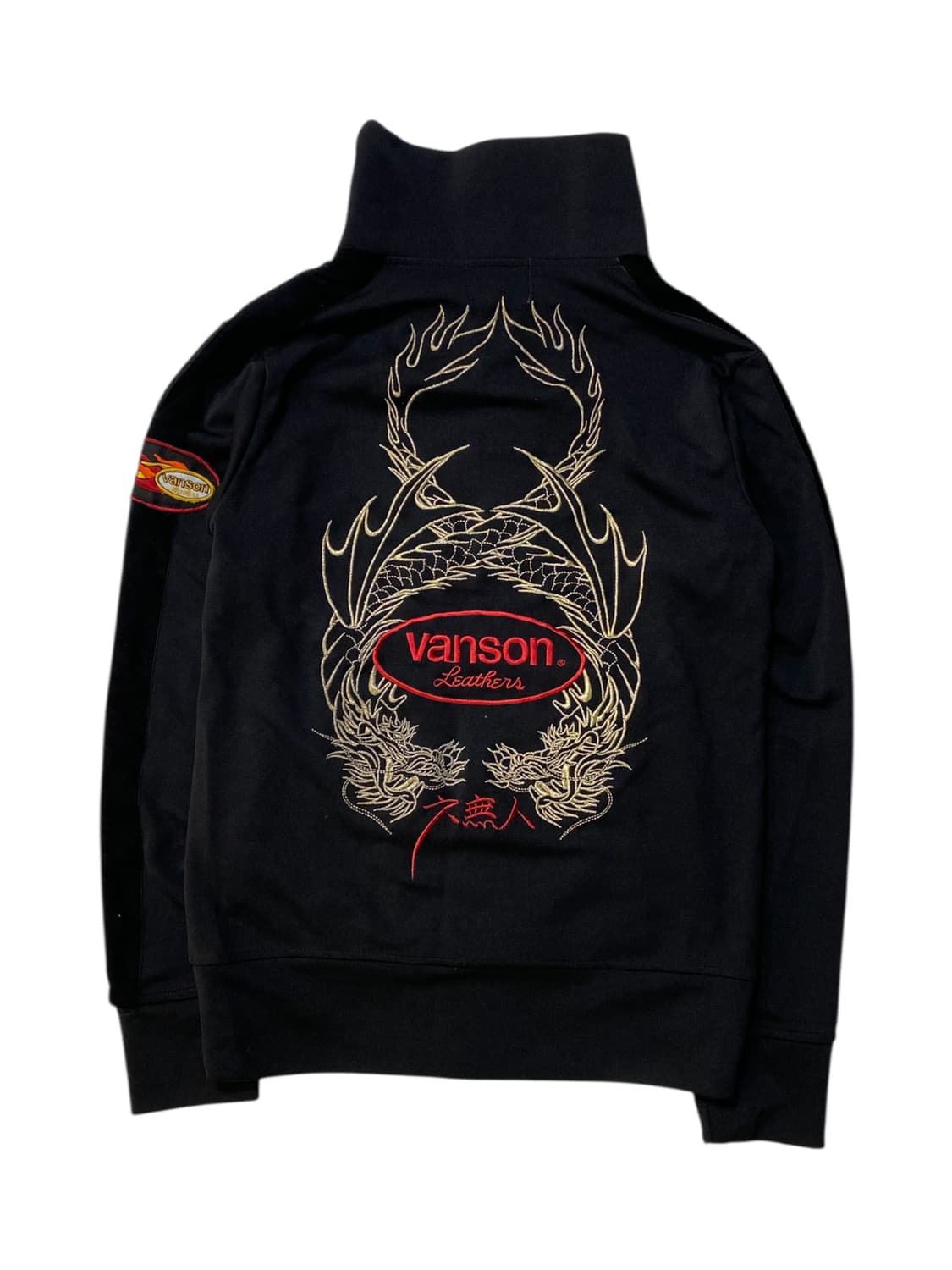 Vanson leathers 밴슨레더 하이넥 집업 상품이미지5