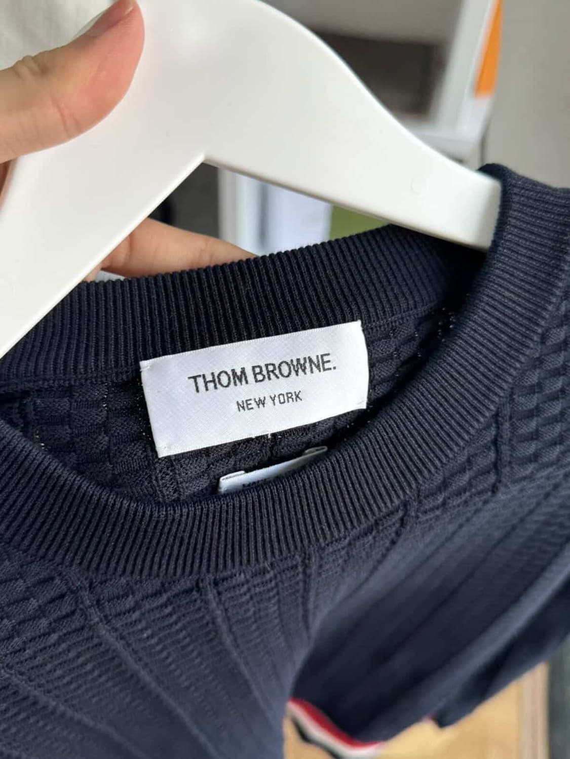 톰브라운 트리밍 스트라이프 풀오버 니트 상품이미지5