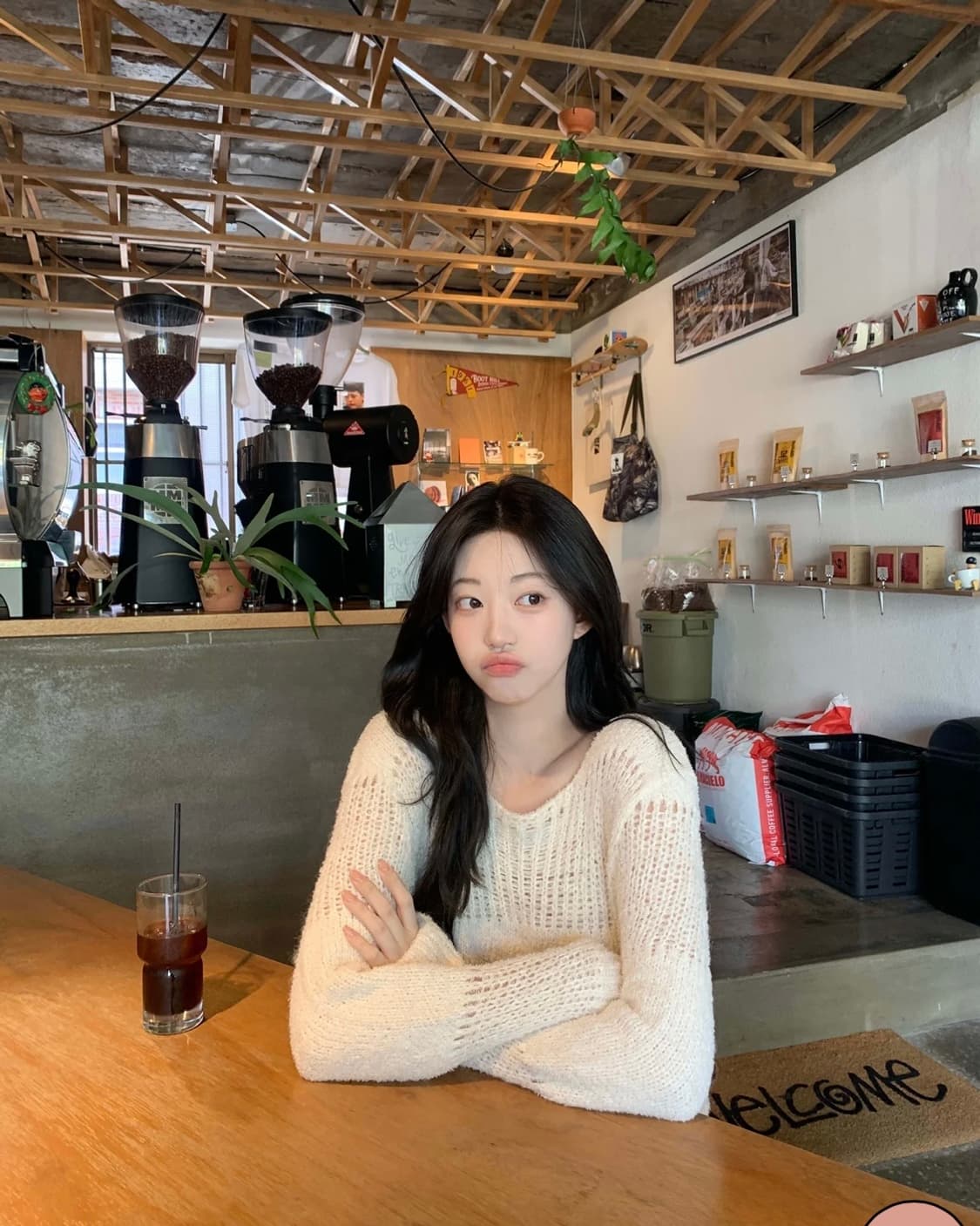 (새상품)제니오 베일라 루즈 니트 상품이미지4