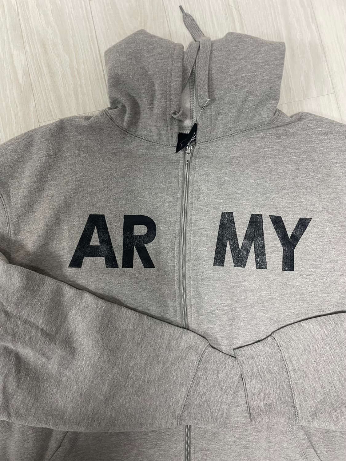 amry 데드스탁 미사용 새상품 XXL 밀텍 후드집업 상품이미지1