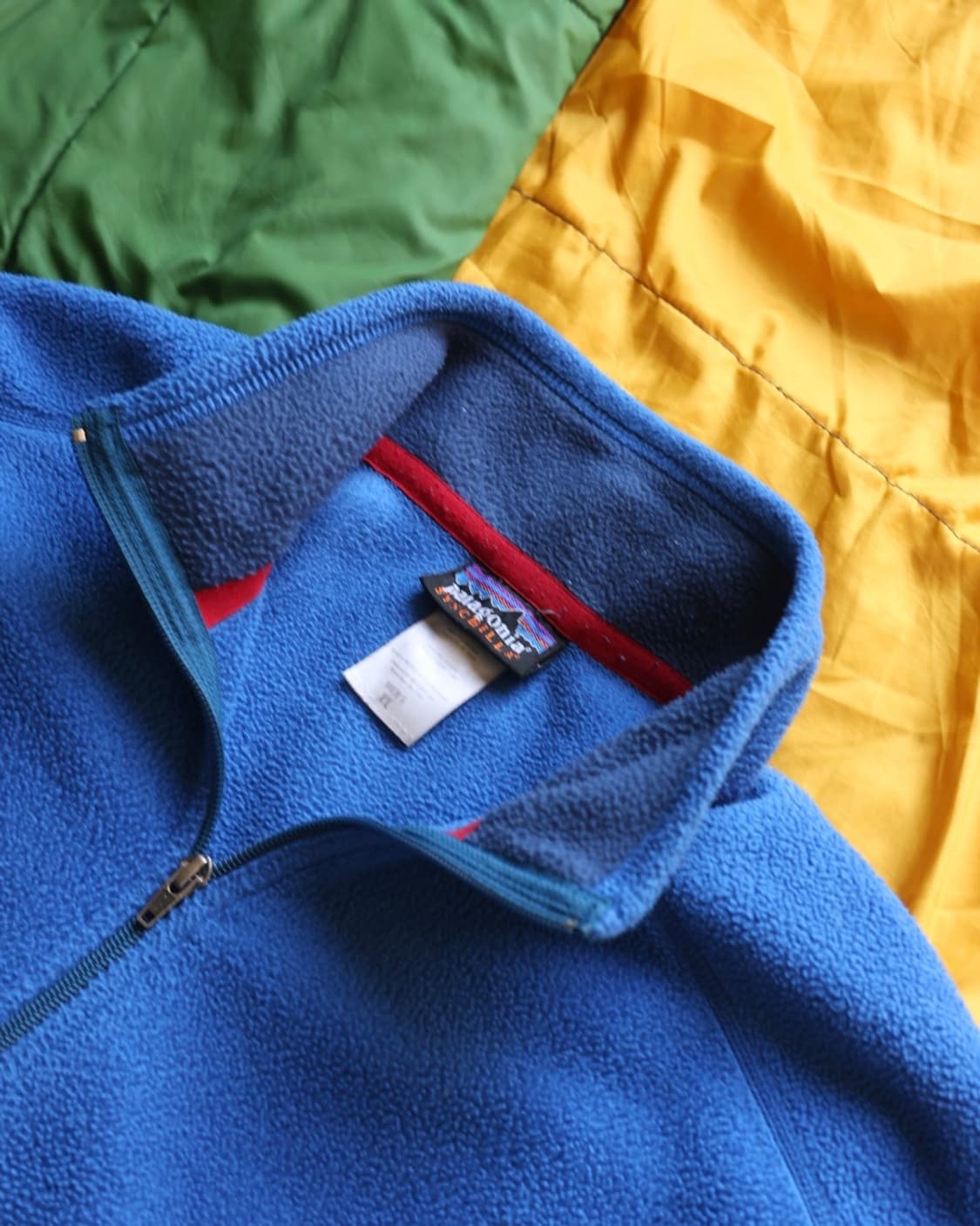 파타고니아 00s 마수피얼 신칠라 하프집업 플리스 블루 XL 상품이미지2