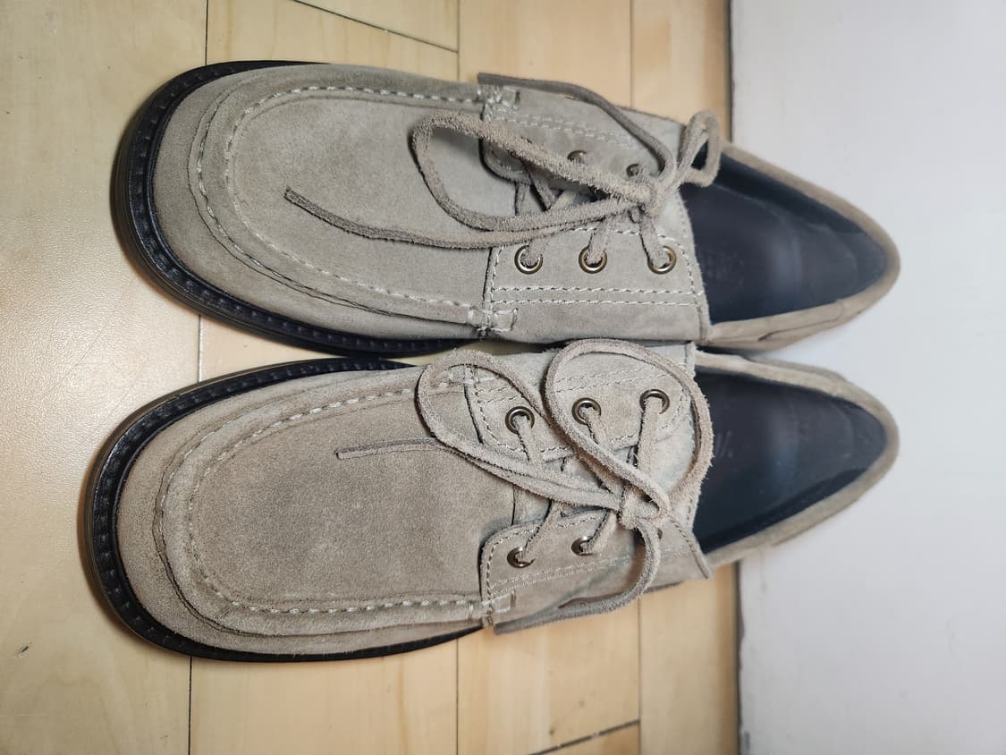 (260)자라 스웨이드 가죽 데크 슈즈 상품이미지2