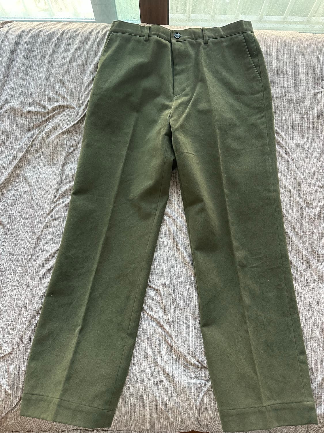 브루먼 치노팬츠 카키 L 새제품 상품이미지2