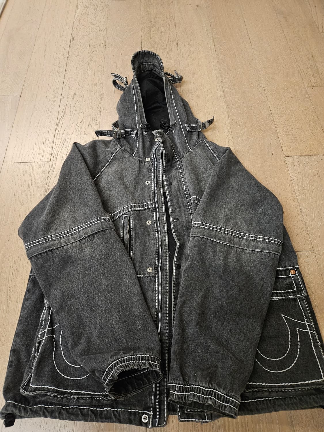 true religion×fetch sunday 데님후드자켓 상품이미지1