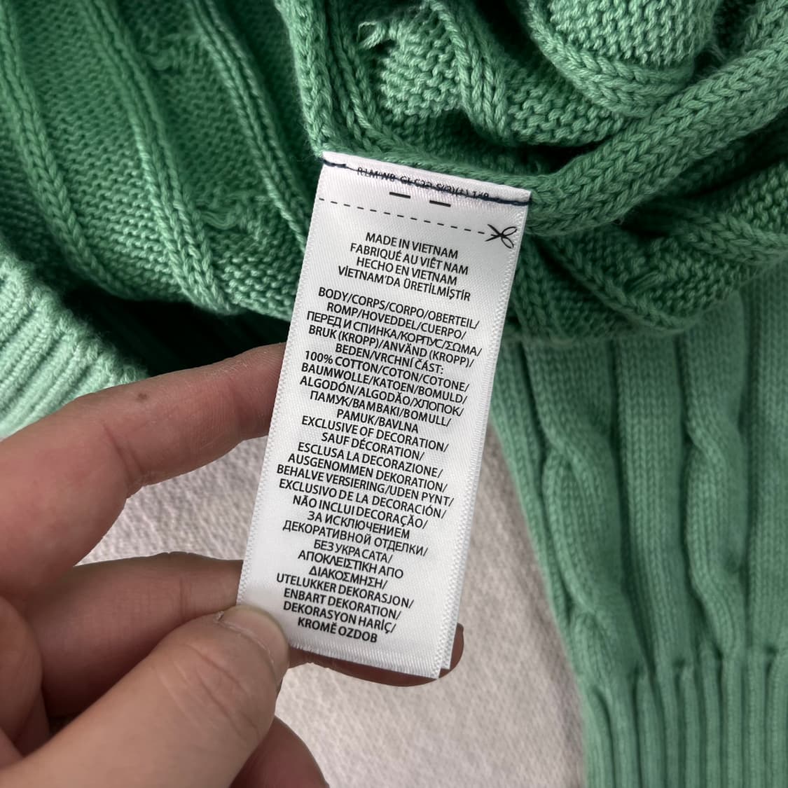 W100 폴로랄프로렌 꽈배기 니트 상품이미지5