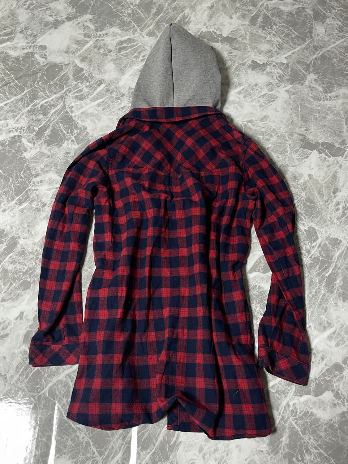 (Unknown)00's check hoody shirts 상품이미지6