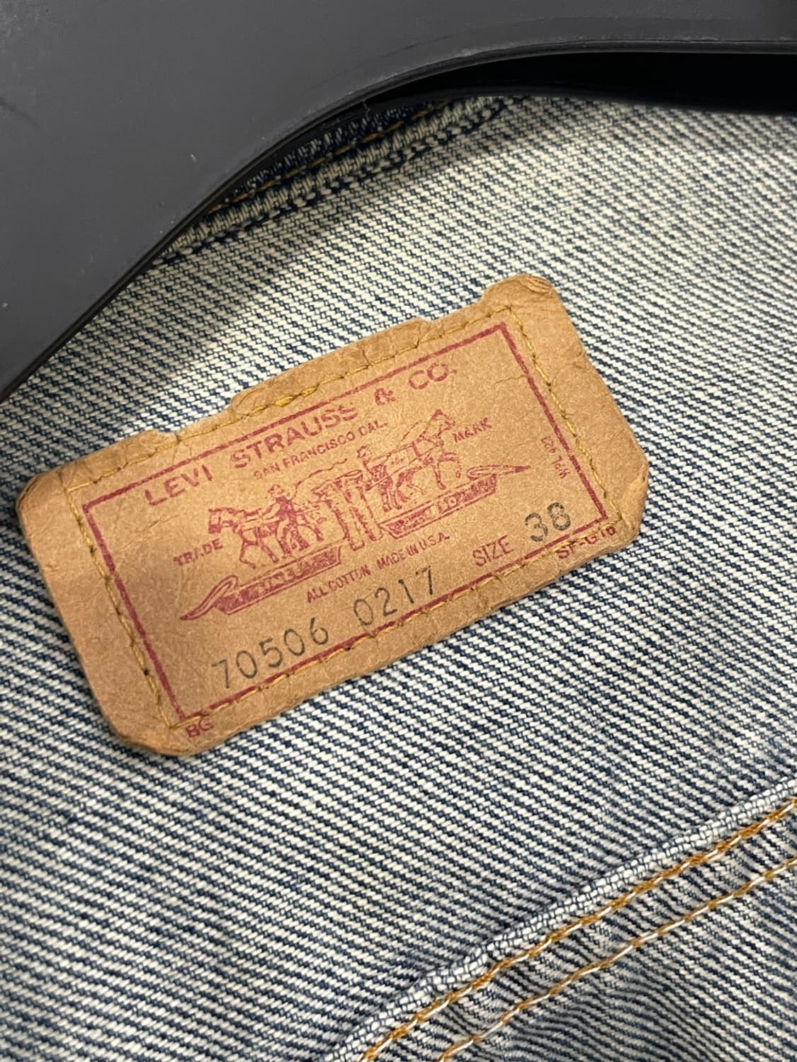 리바이스 미제 3세대 데님 트러커 자켓 상품이미지7