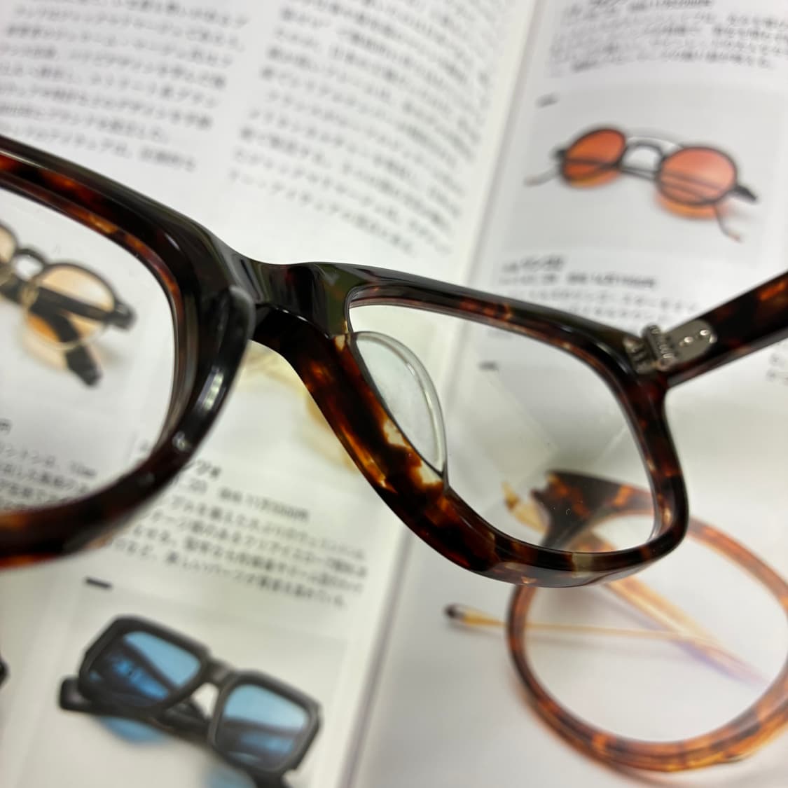 角矢甚治郎作 카도야 진지로 사쿠 일본 장인 셀룰로이드 뿔테 안경 상품이미지9