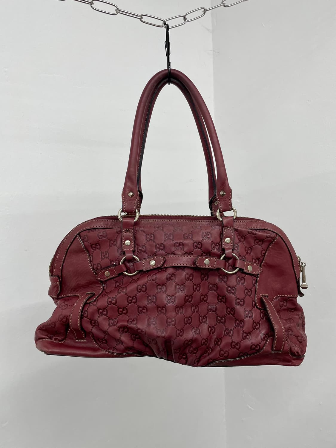 구찌 시마 홀스빗 엠보레더 보스톤백 상품이미지10