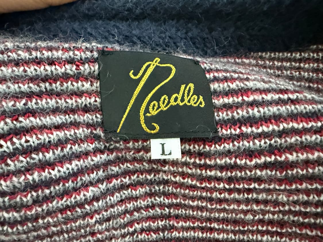 [L] 니들스 모헤어 빠삐용 가디건 그레이 [LQ275] 발렌 꼼데 Xl 상품이미지8