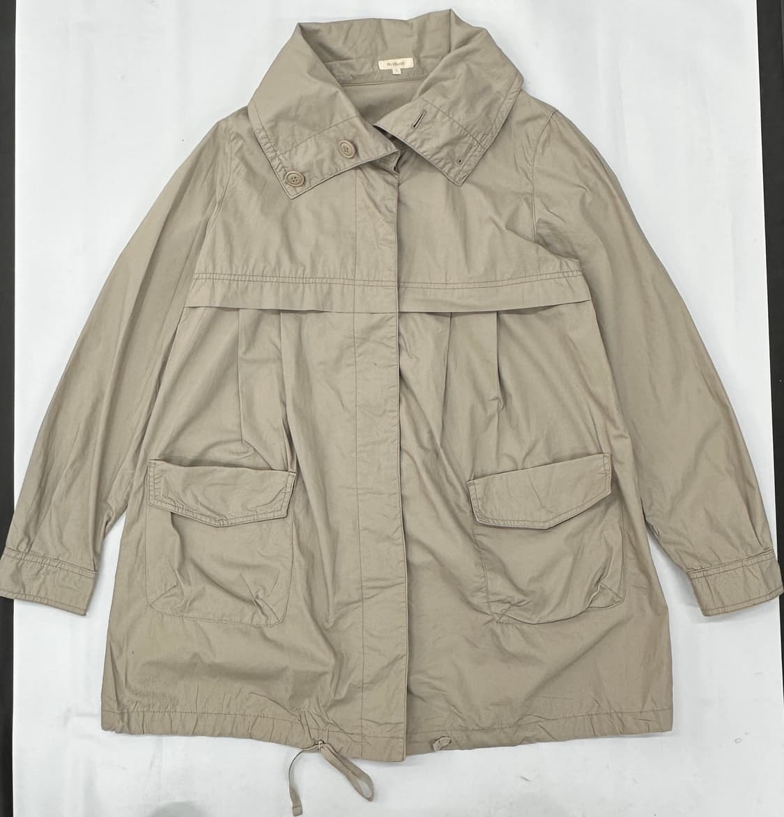 🍰사와코의 그런지 트렌치 원피스 코트 🍰 러블리 베이지 라떼갸루 상품이미지2