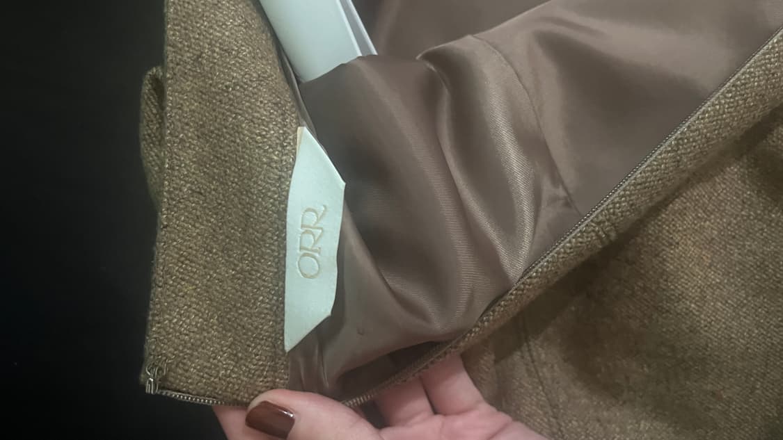 orr 오르 보카시 카키 울원피스 (겨울셔츠형원피스,하객룩) 상품이미지6