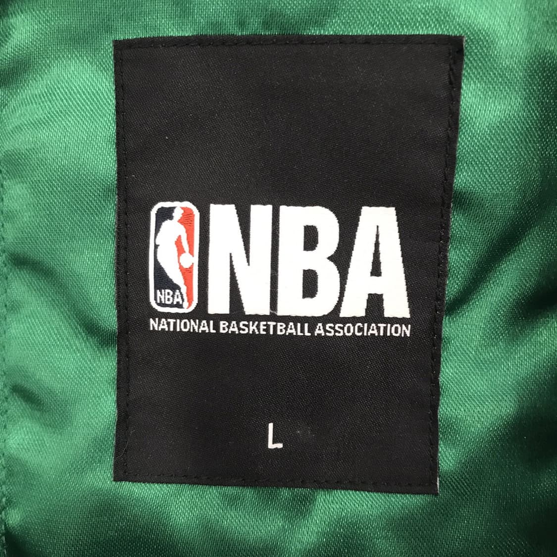 NBA 보스턴셀틱스 사틴 바시티점퍼 그린 [L사이즈] 상품이미지5