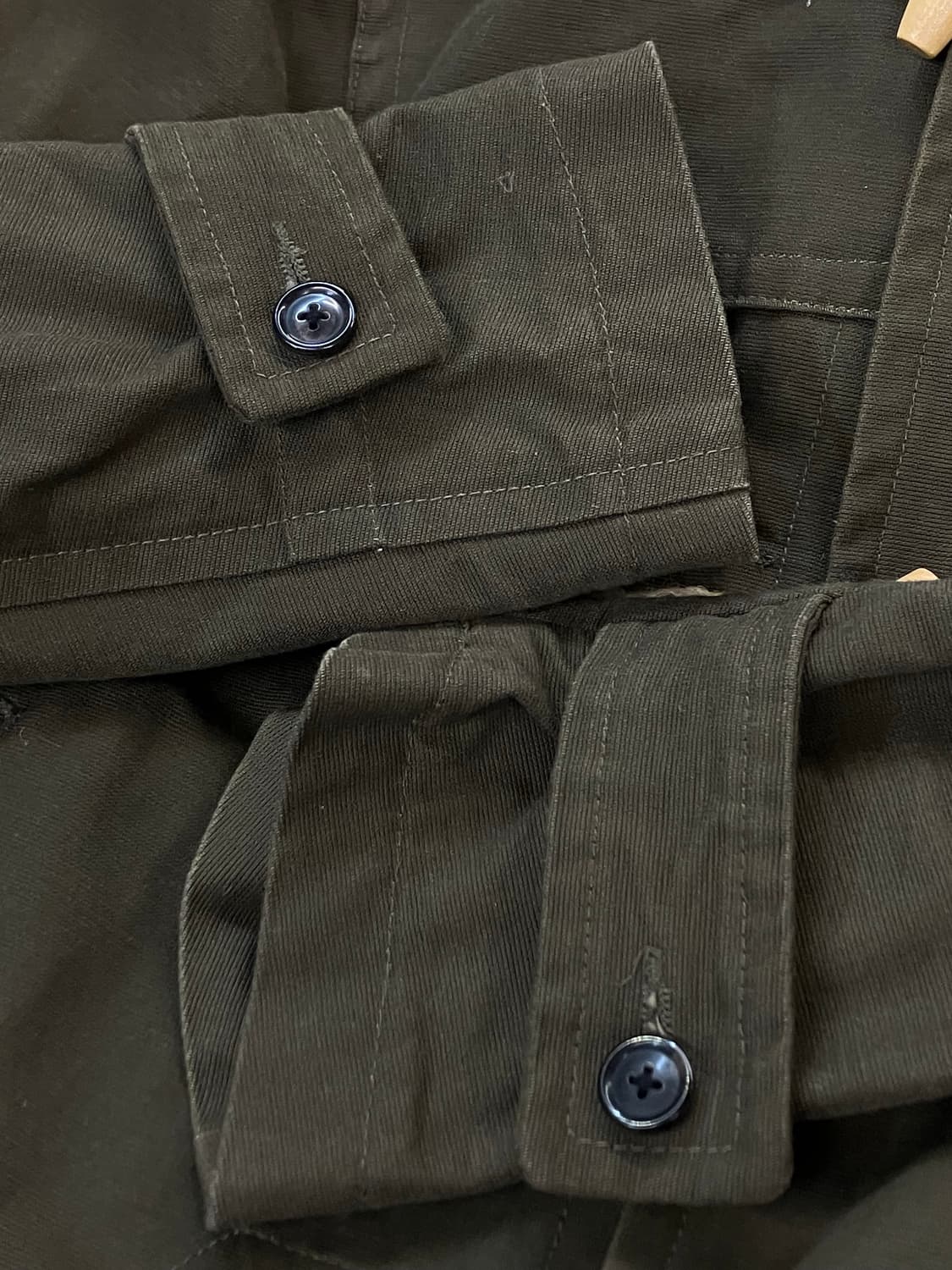 프리즘웍스 떡볶이 후드 롱 야상 자켓 카키 M  #csz2811 상품이미지6