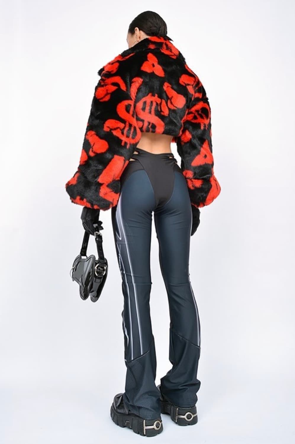 NAMILIA Dick Dollar Monogram Fur Jacket 상품이미지4