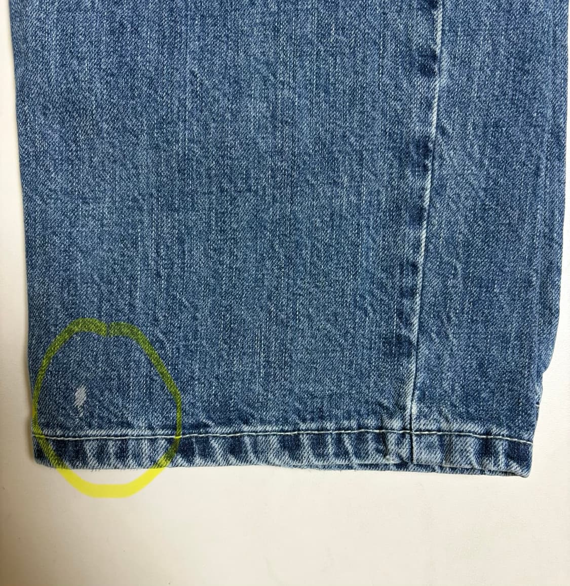 글로니 93 미드라이즈 루즈핏 진 블루 S사이즈 상품이미지7