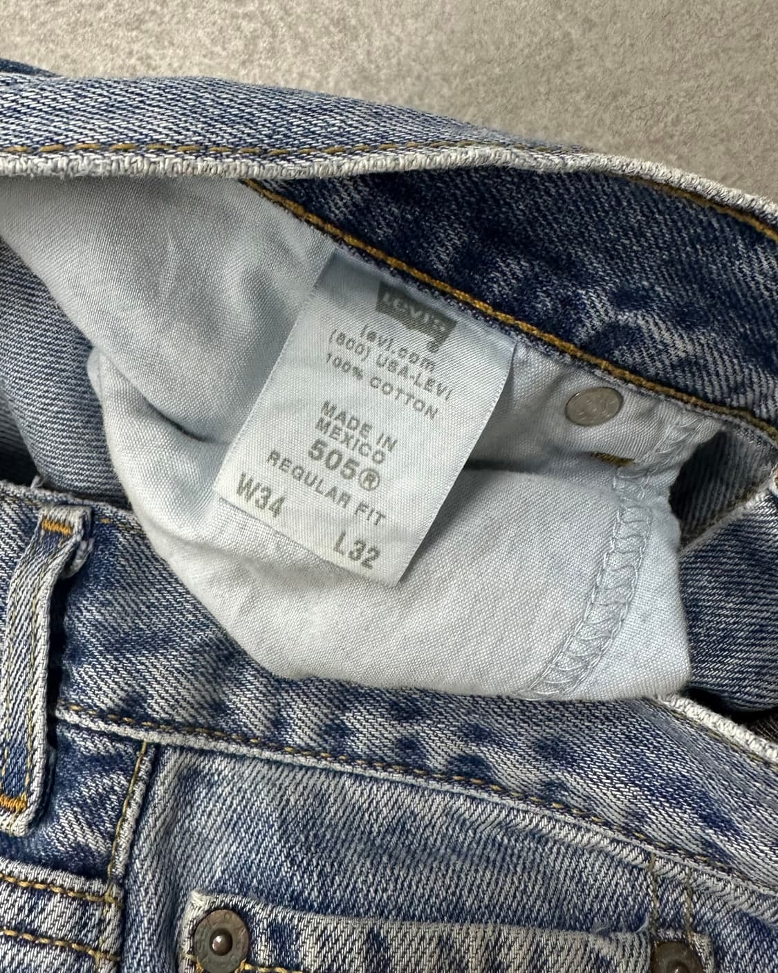 (허단42)00'S 리바이스 505 연청-M2039 상품이미지3