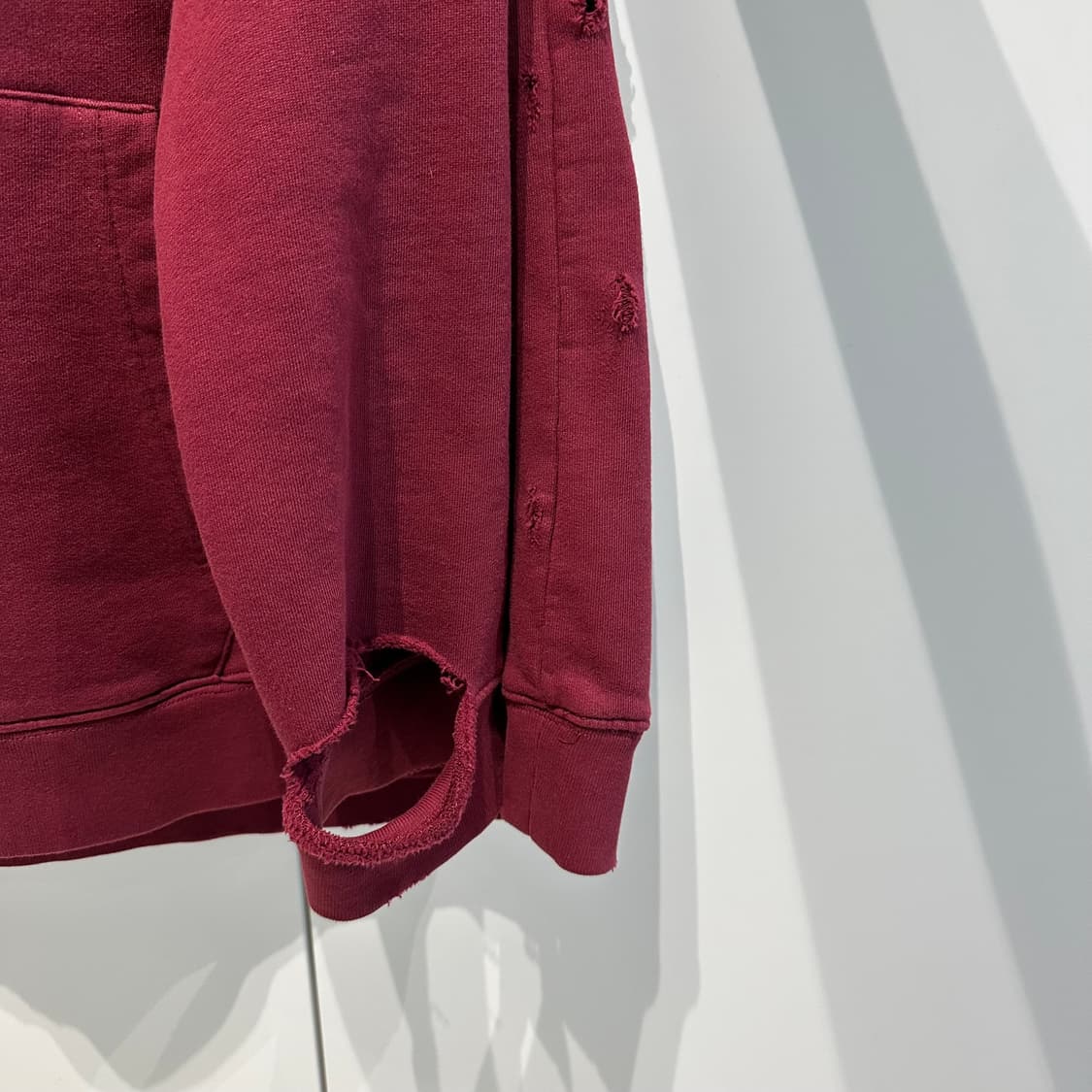 라프시몬스 21-22fw 네바다 디스트레시드 후드 상품이미지6