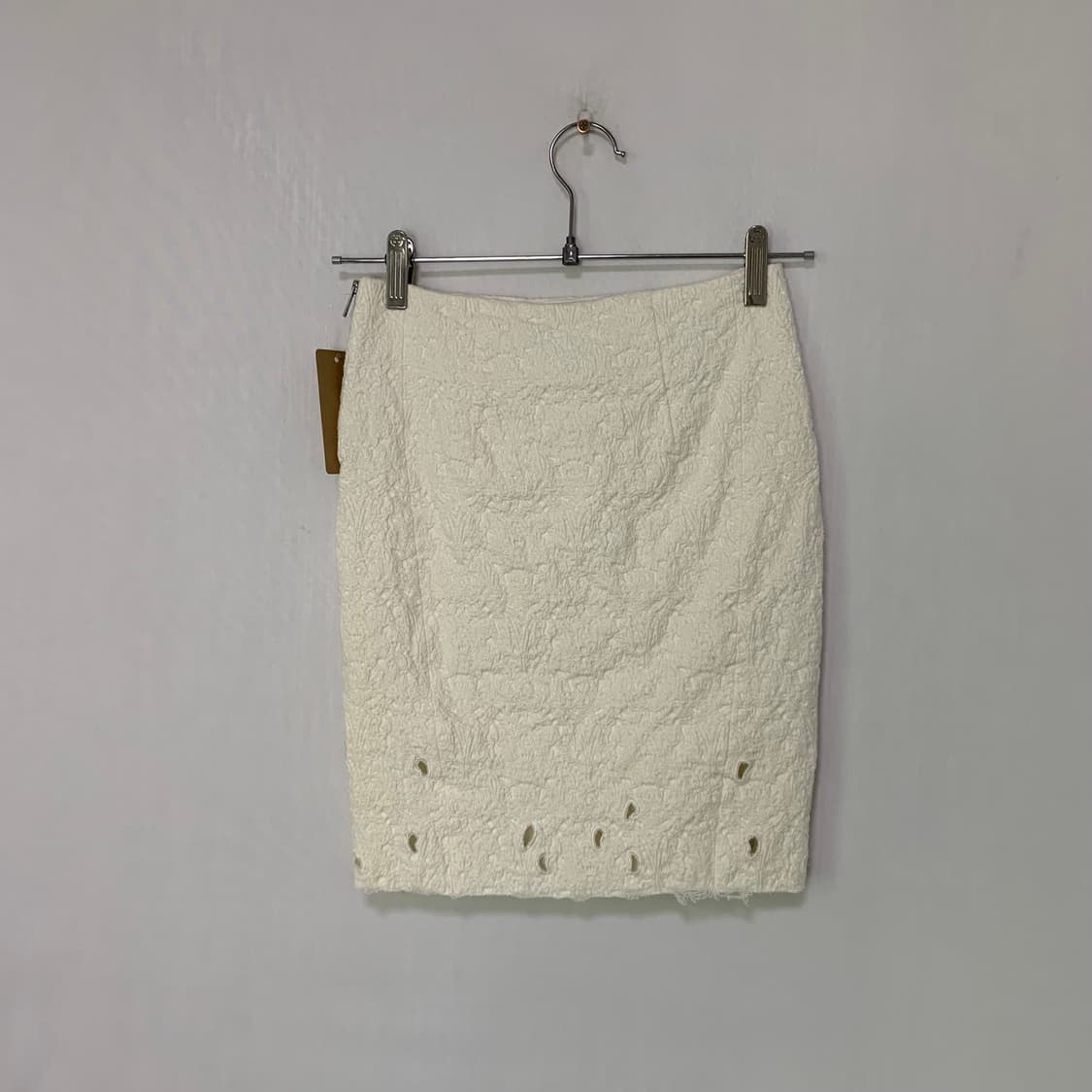한섬 타임 빈티지 여성 h라인 미니스커트 아이보리 24인치 상품이미지3