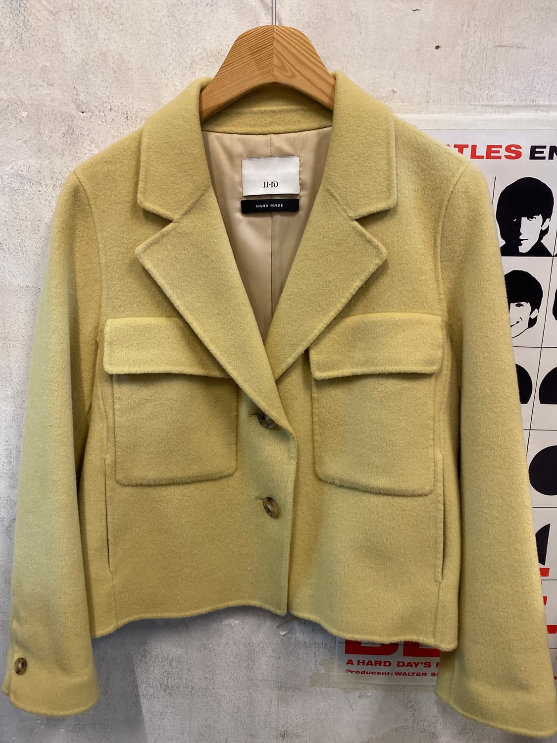 Jjro 핸드메이드 자켓 캐시미어 S 상품이미지1