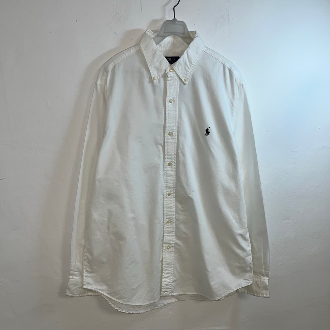 Polo Ralph Lauren Navy Pony White Shirt 상품이미지4