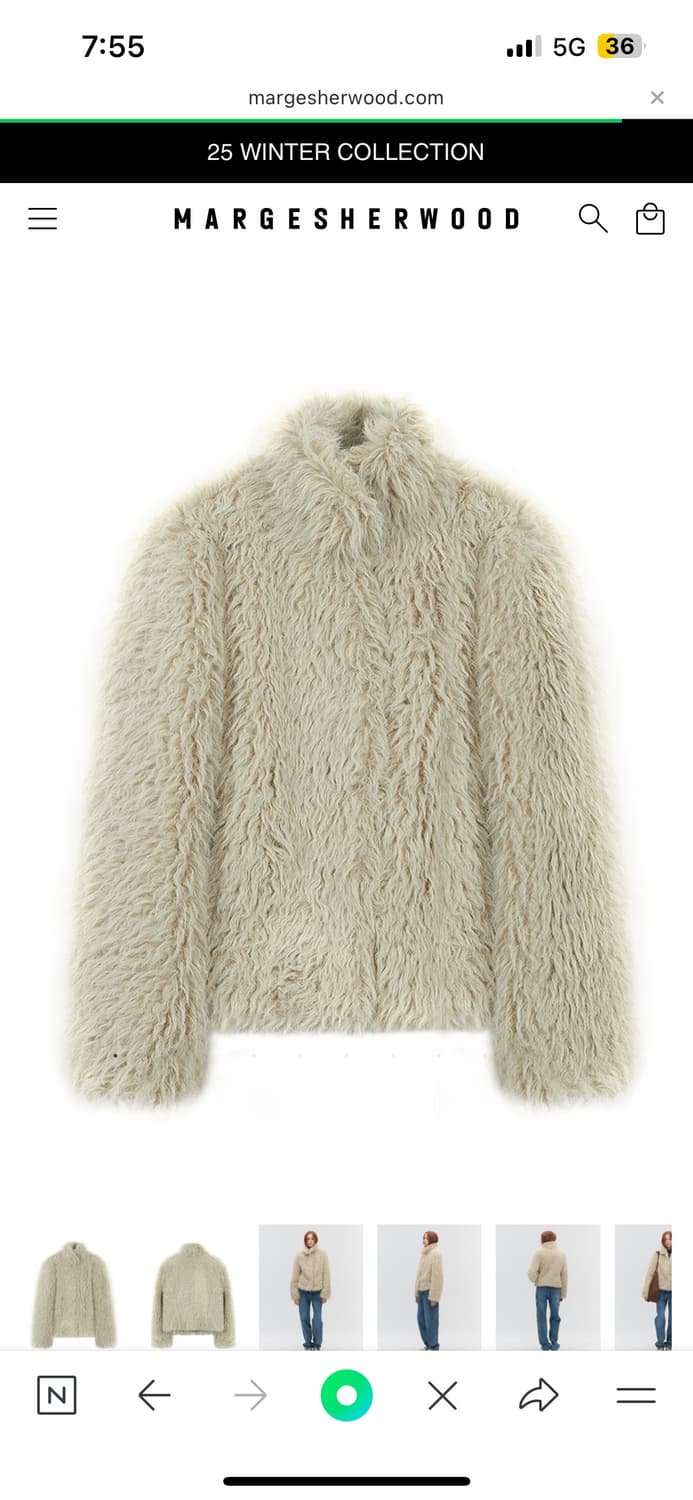 마지셔우드 퍼자켓 상품이미지1