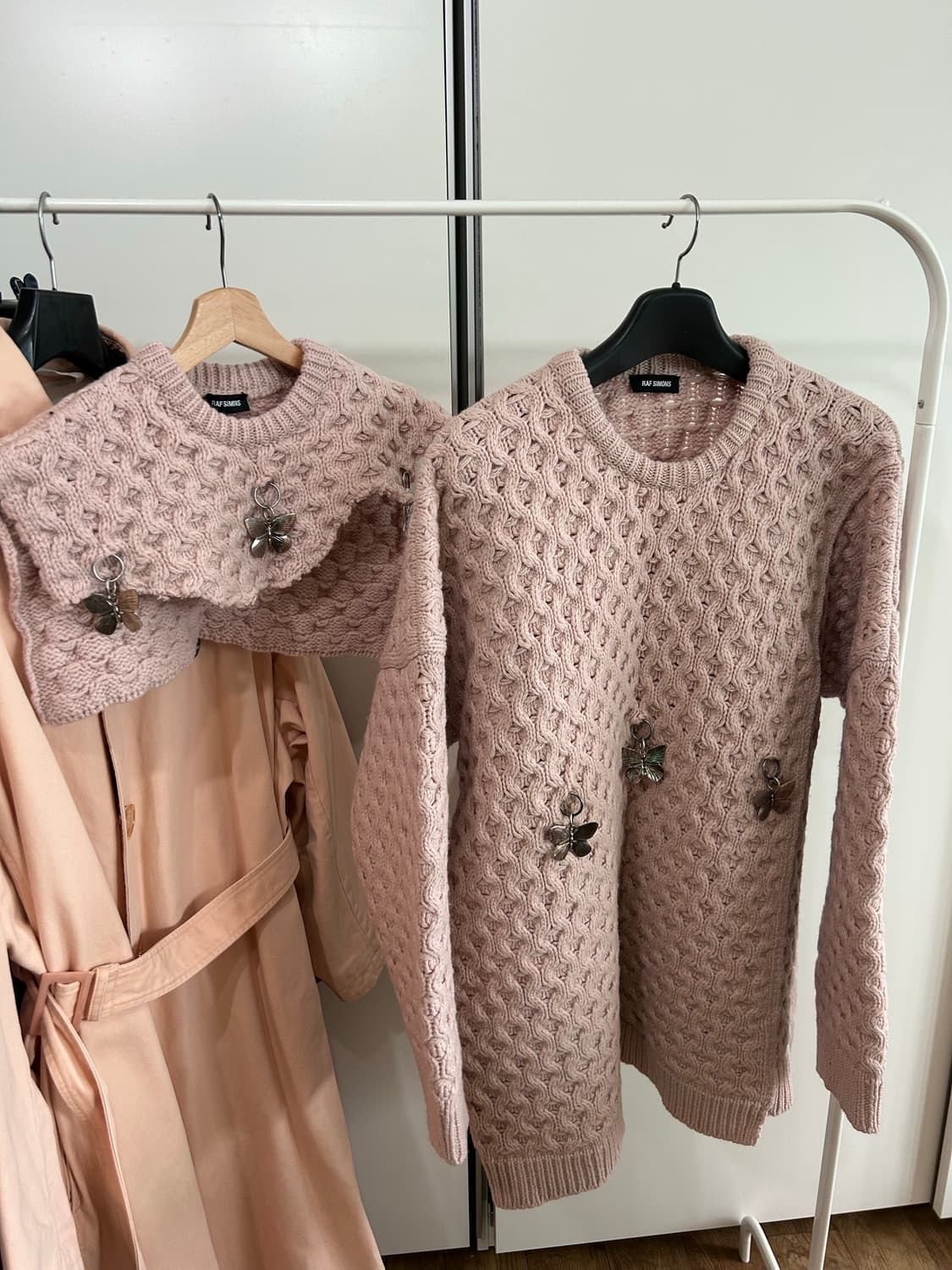 라프시몬스 버터플라이 참 니트 풀오버 상품이미지2