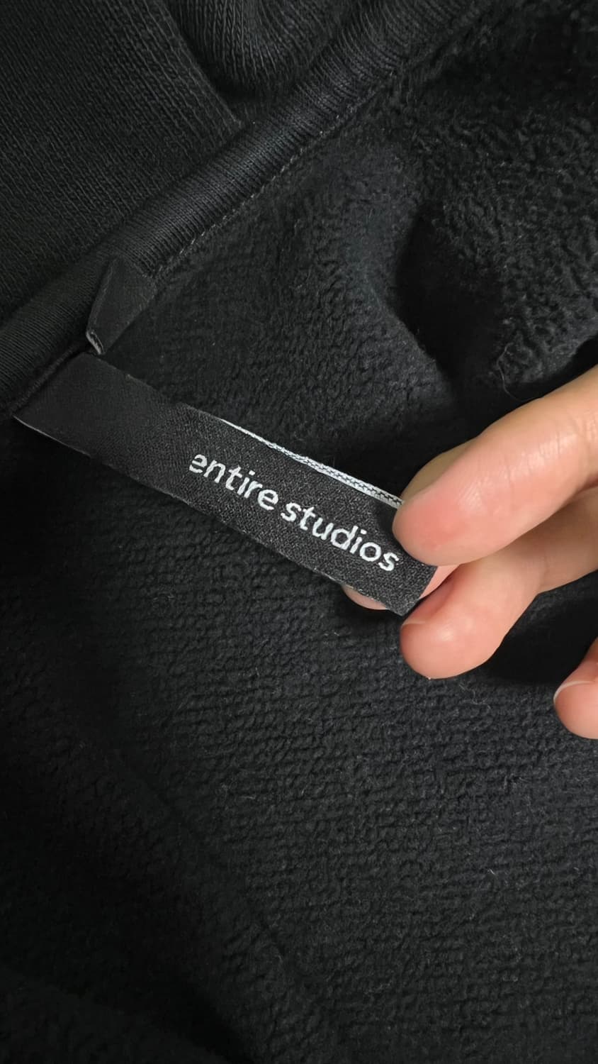 entire studios full zip washed black M 상품이미지4