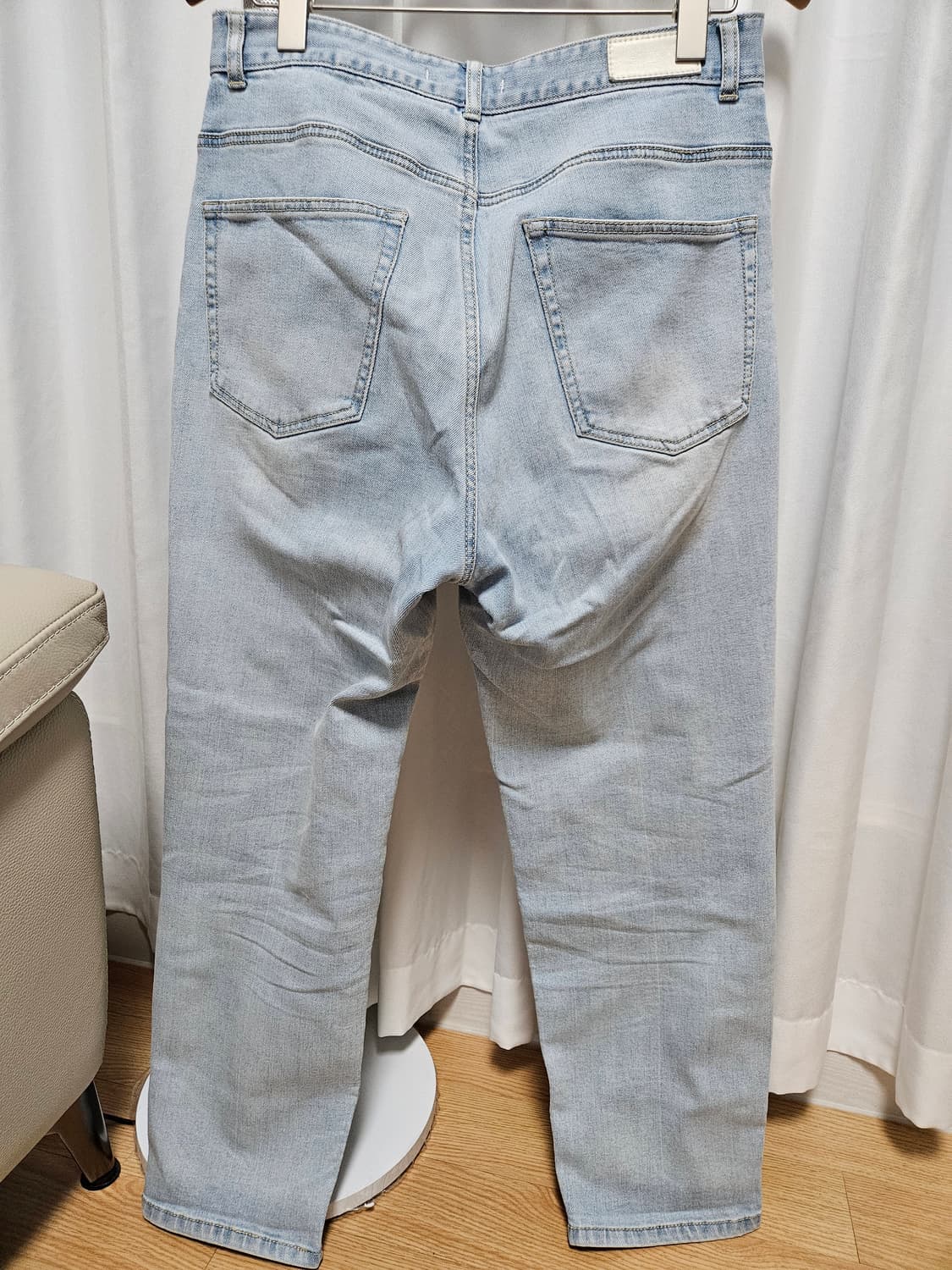 에피그램 청바지 썸머 인디고 배기핏 (연청색) 상품이미지2