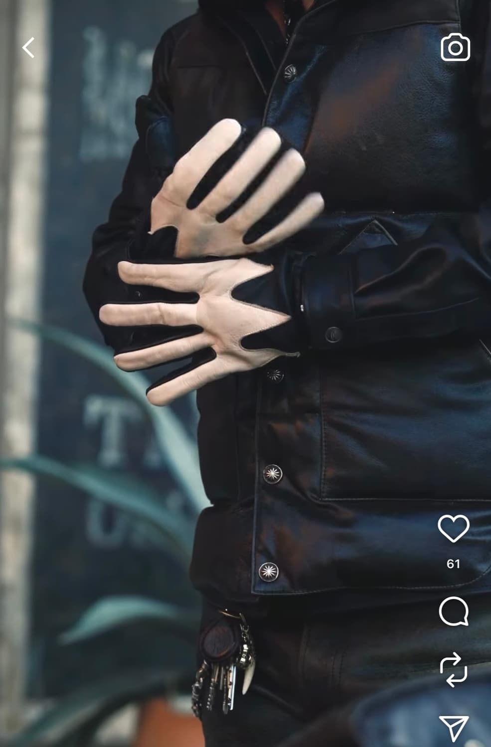 vin&age 빈앤에이지 모터사이클 빈티지 장갑 상품이미지1