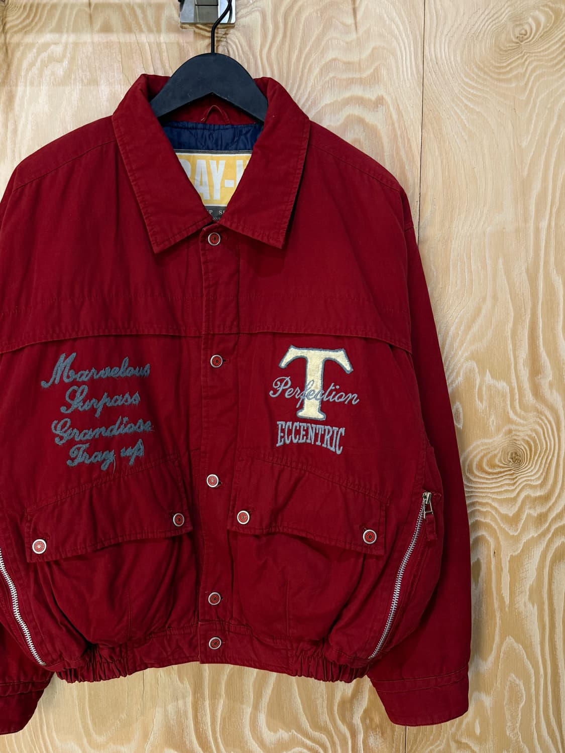 트레이업 90‘s 퀼티드 버튼 자켓 상품이미지2