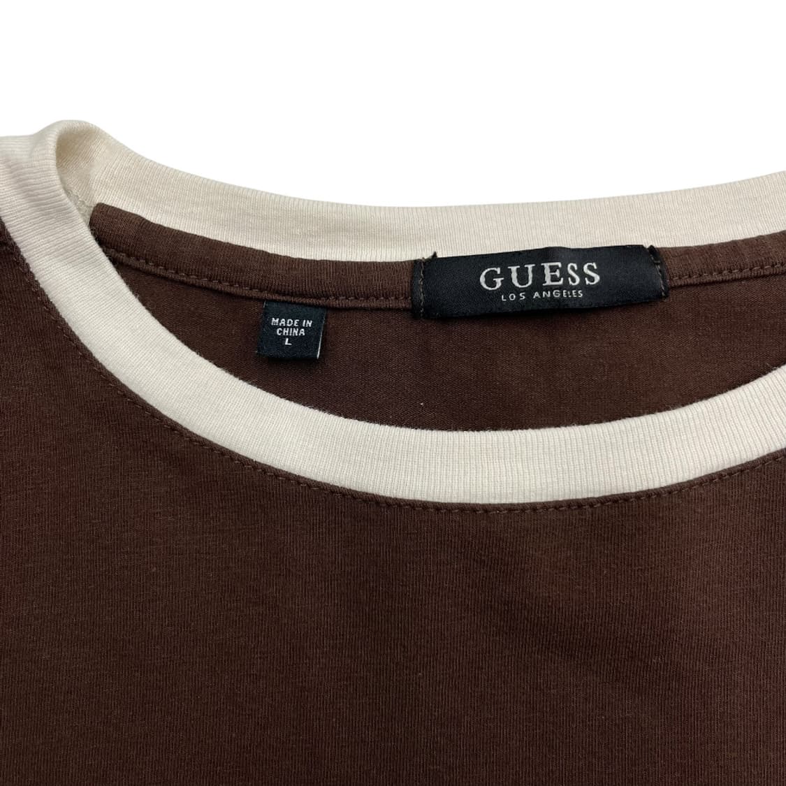 게스 미니로고 초코맛 링거 티 L 상품이미지5