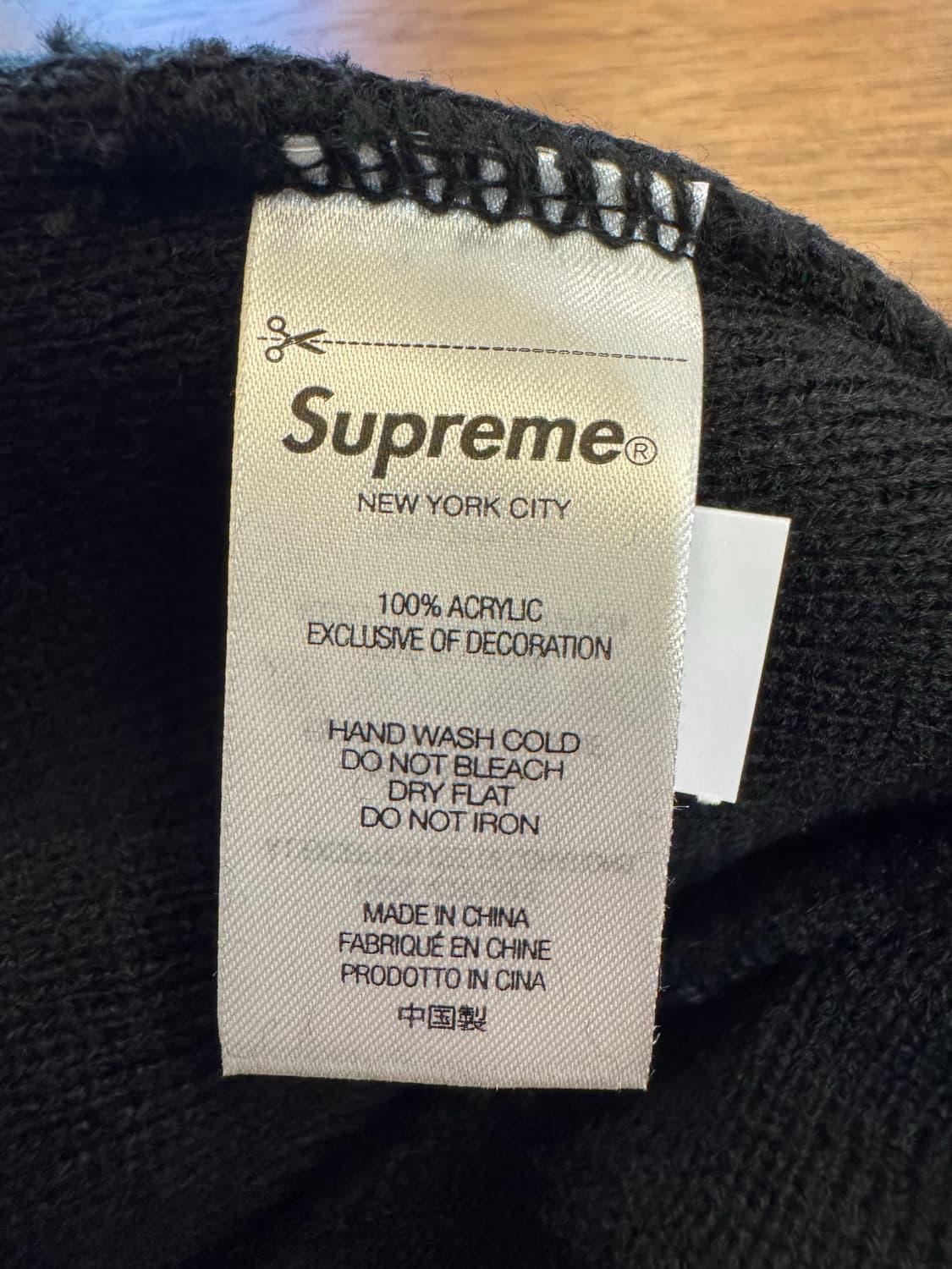 [OS] 슈프림 x 우탱클랜 비니 블랙 - 25FW 상품이미지3