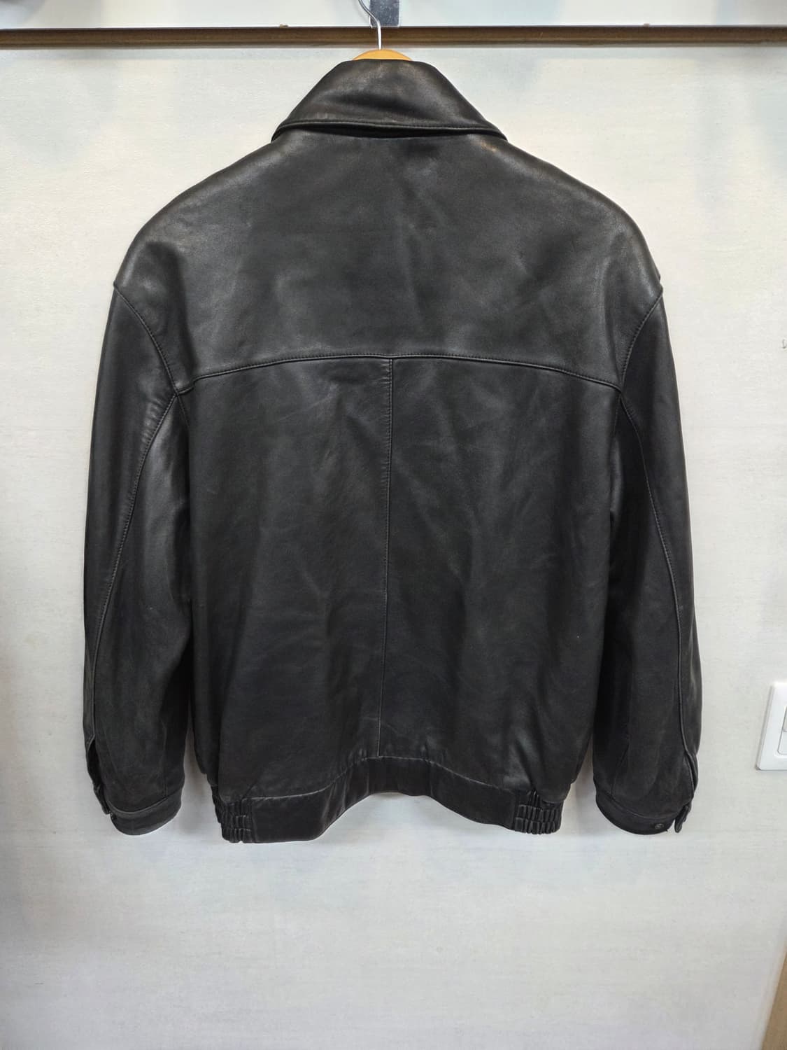 입생로랑 빈티지 올드스쿨 양가죽 봄버자켓 L 상품이미지2