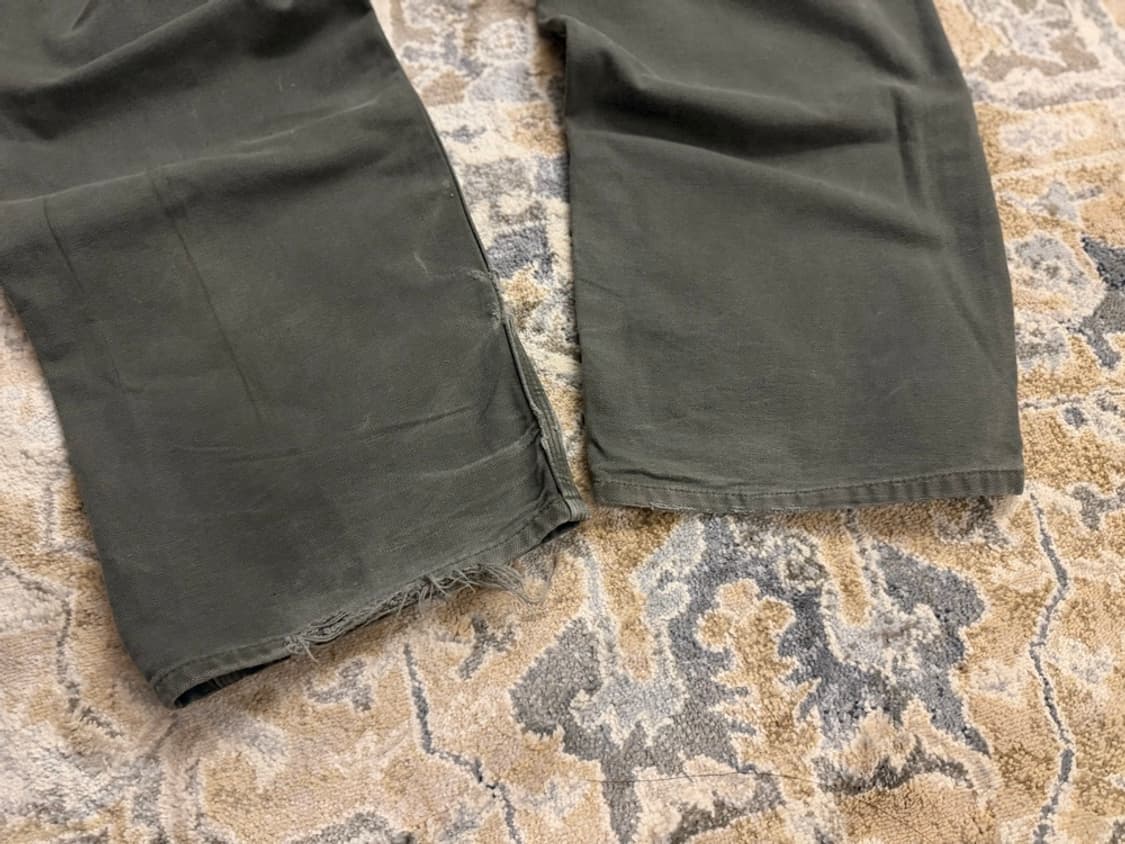 [칼하트] 오리지널 빈티지 B11 싱글니 워크팬츠 모스그린 (36x34) 상품이미지7