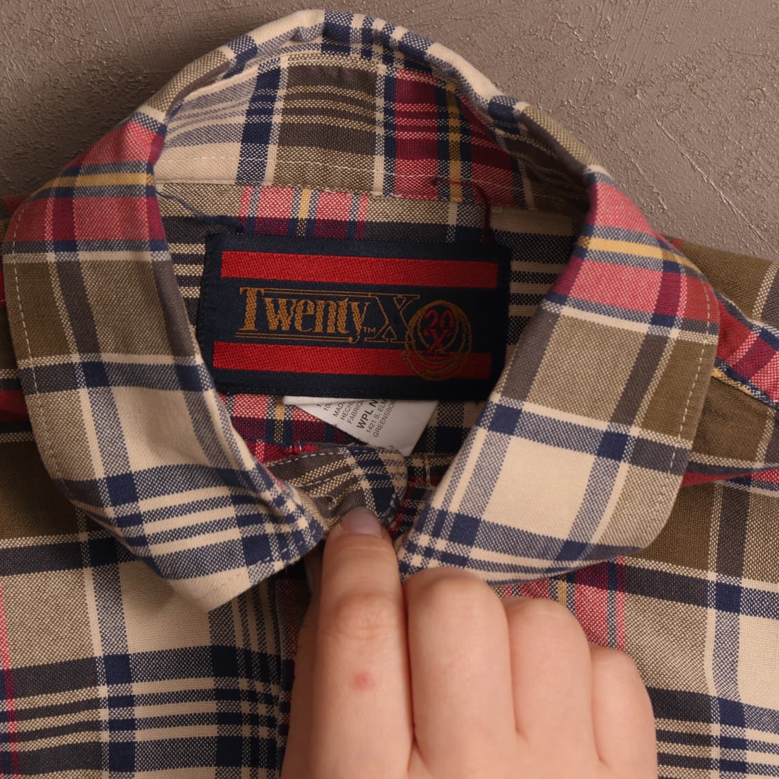 랭글러 20주년 체크 워크셔츠 A1559 상품이미지3