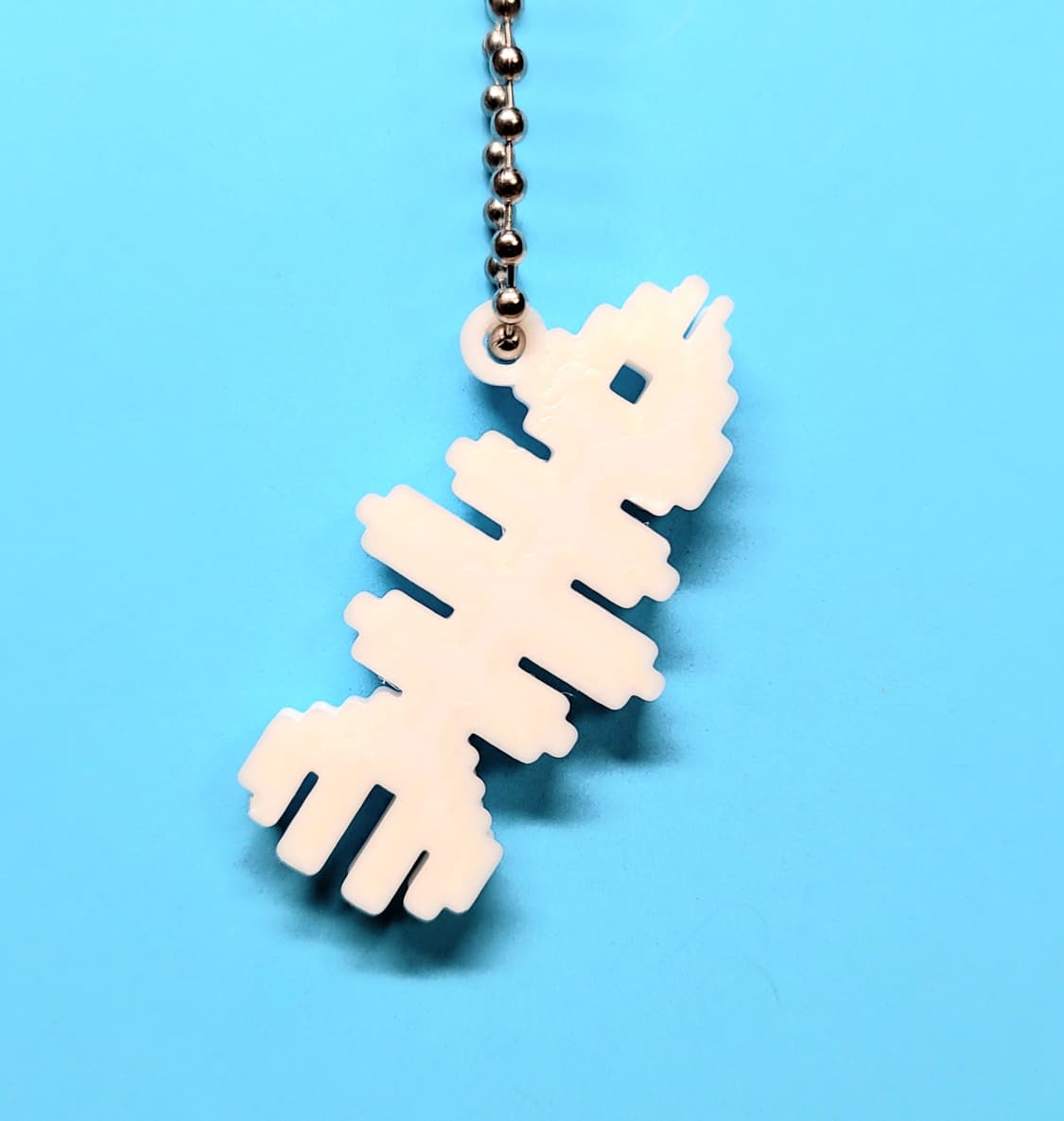 스켈레톤 물고기 8비트 키링 키체인 상품이미지5