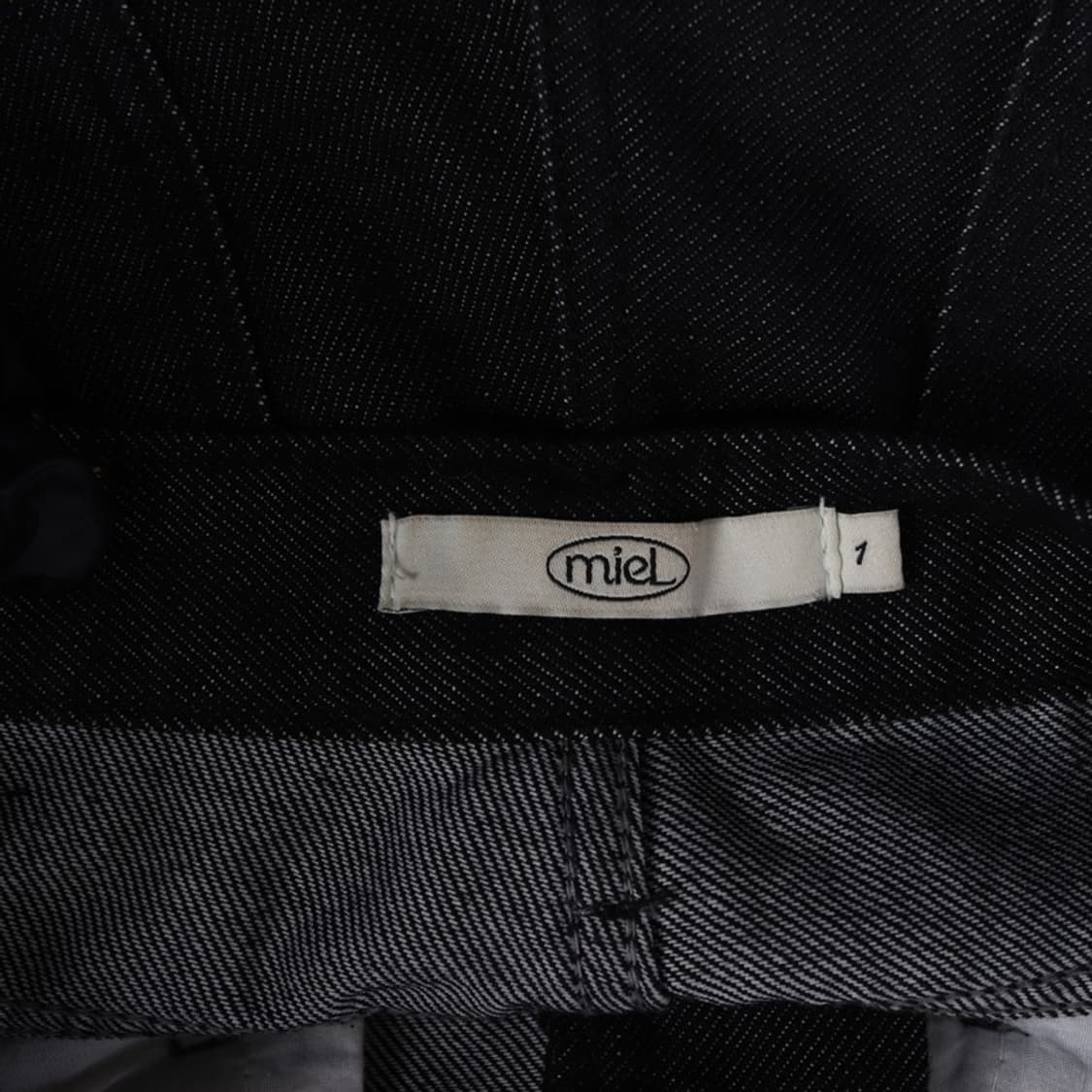 MIEL 다크 인디고 생지 와이드 데님 팬츠 상품이미지6