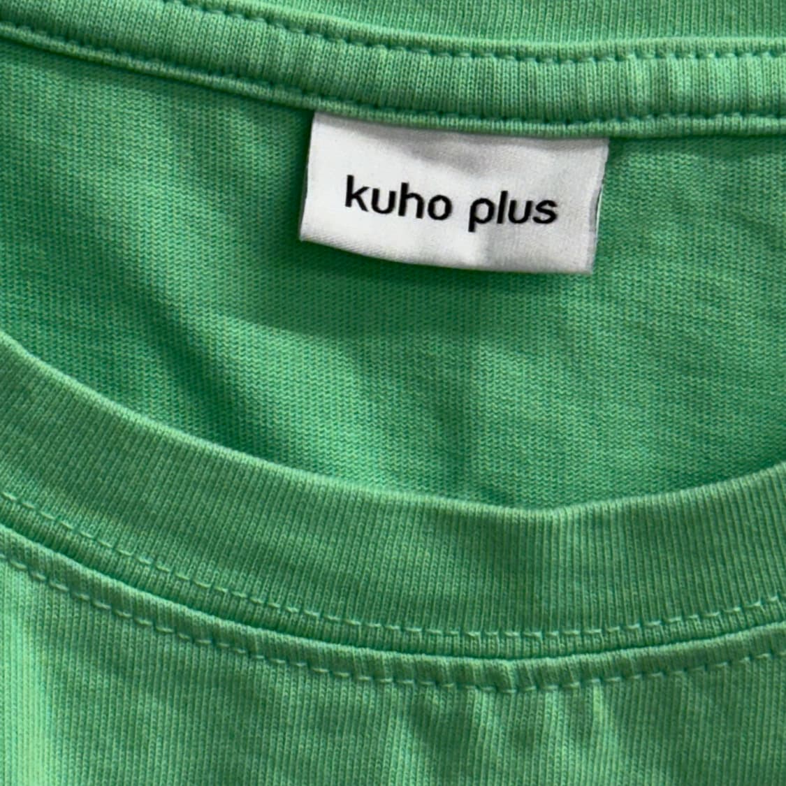 Kuho Plus 구호 플러스 그린 티셔츠 02 상품이미지2