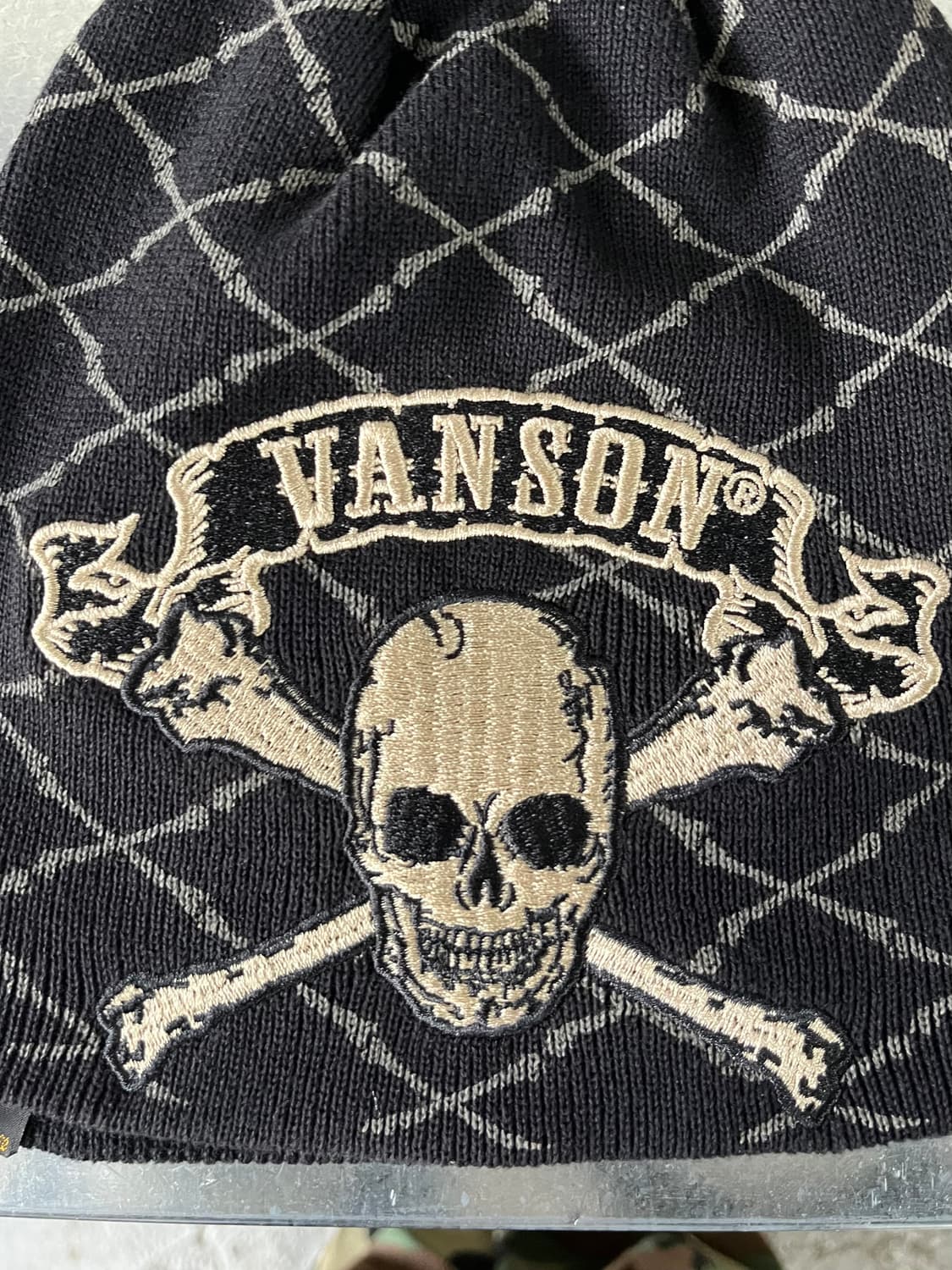 Vanson Leathers skull bone beanie 상품이미지4