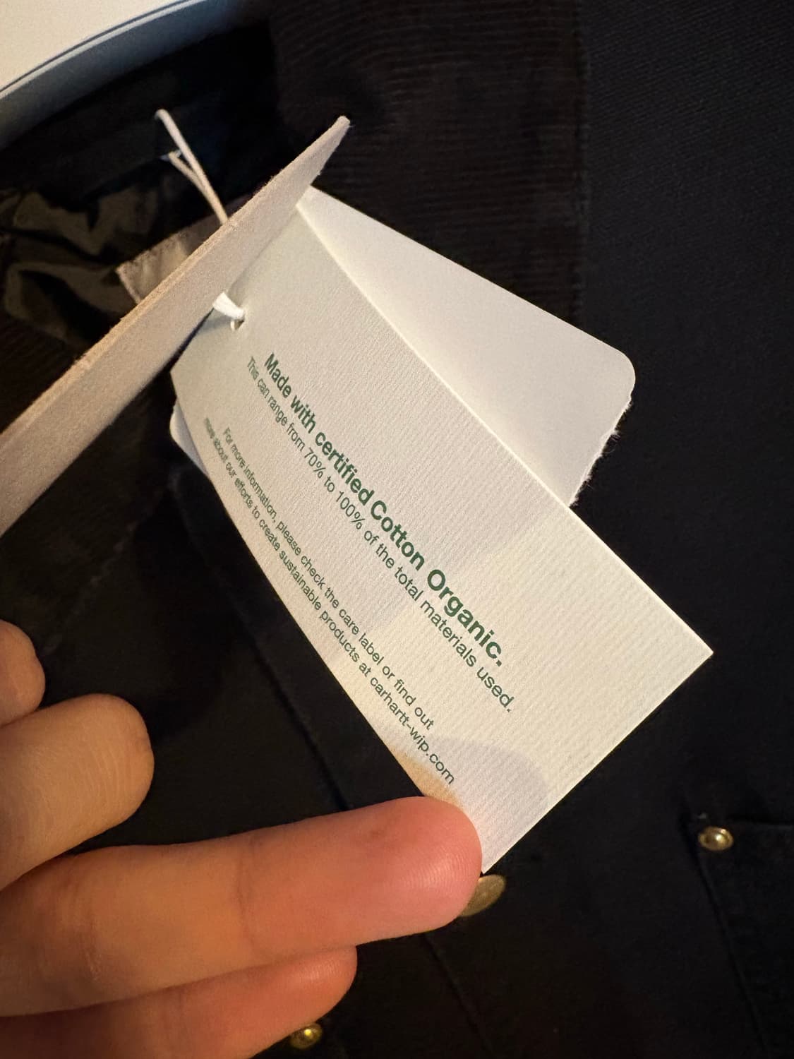 칼하트 OG 초어 코트 블랙 M 새상품 상품이미지4