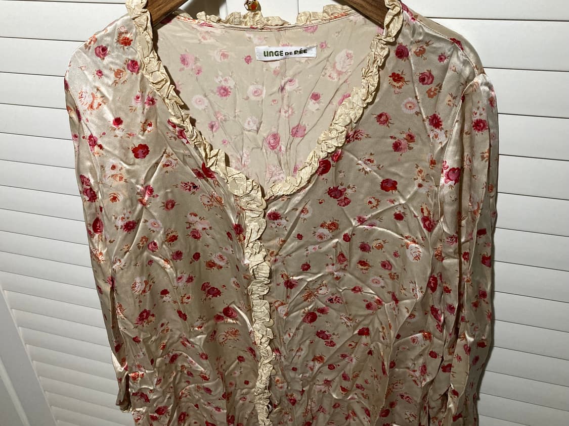 vintage flower long dress 상품이미지5