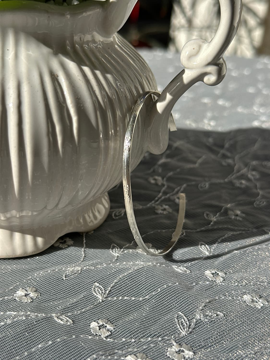Sunlit Thread 925Silver Bangle 상품이미지4