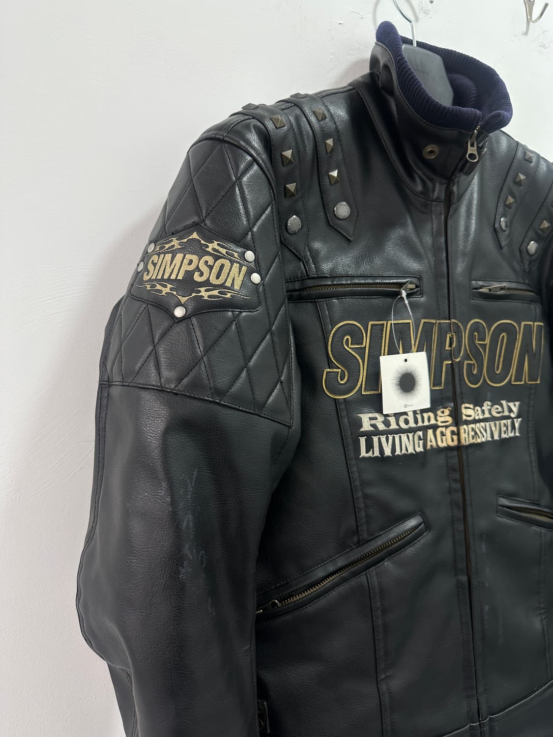 The Simpson stud motorcycle 2way jacket  상품이미지3