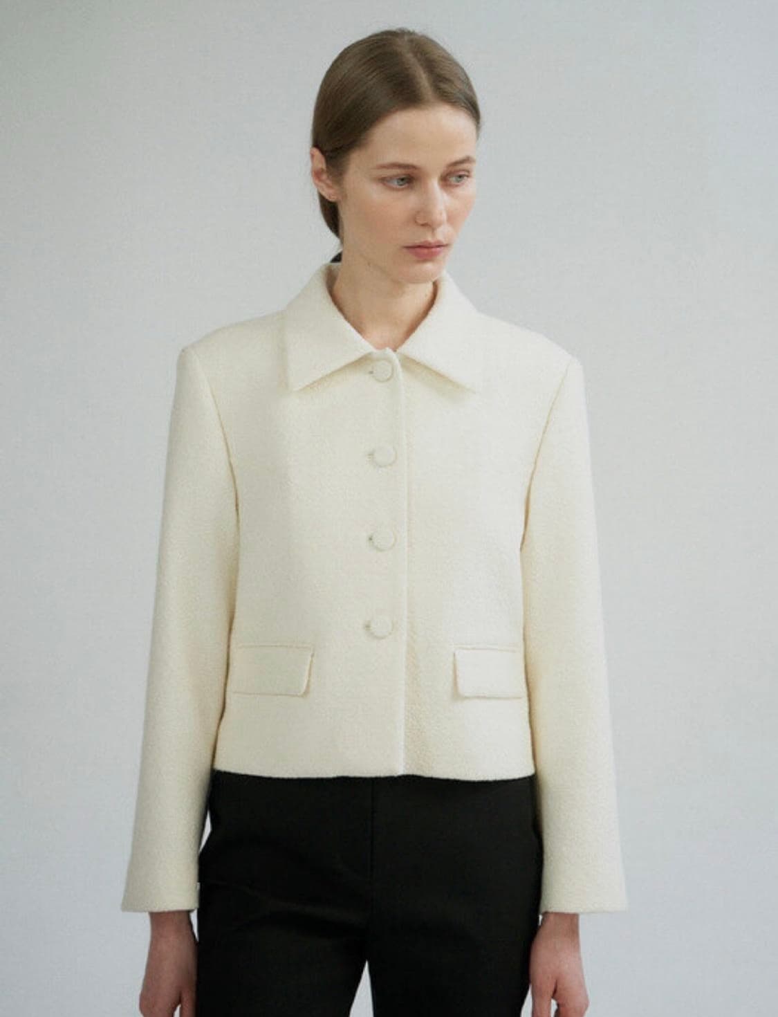 Ore 오어 블레어 부클 재킷 아이보리 상품이미지10
