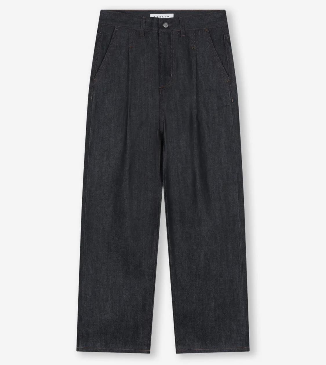 비슬로우 COMFY ONE TUCK SELVAGE DENIM PANTS 상품이미지2