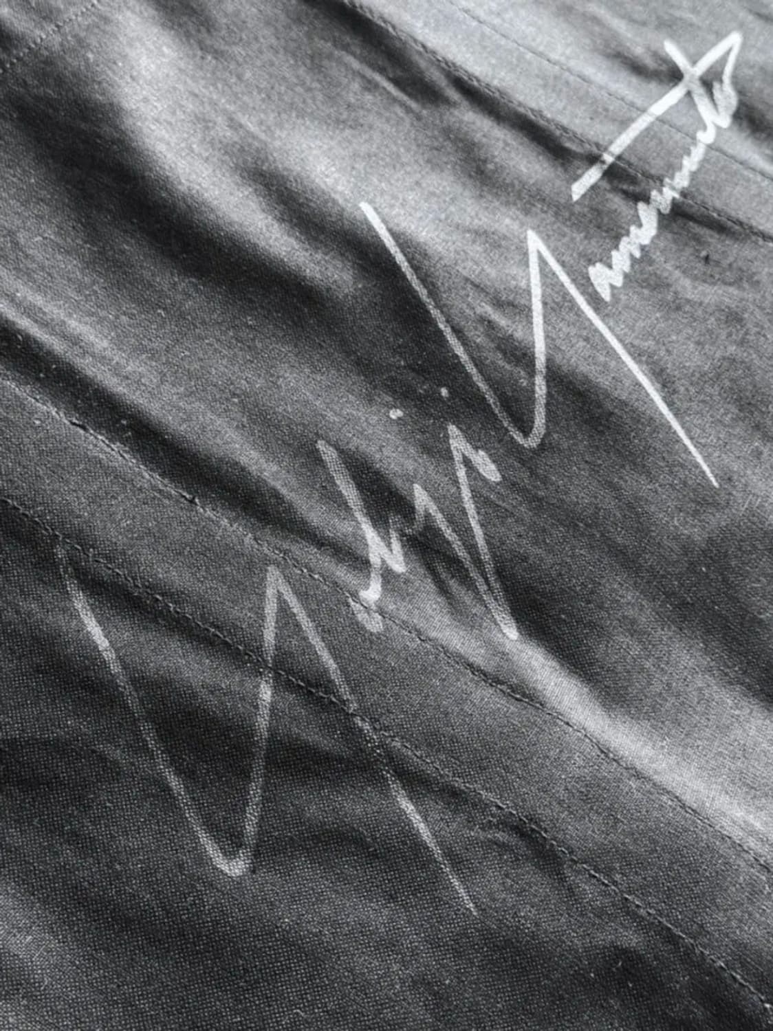 요지 야마모토 레터링 코튼 토트백 신품 상품이미지3