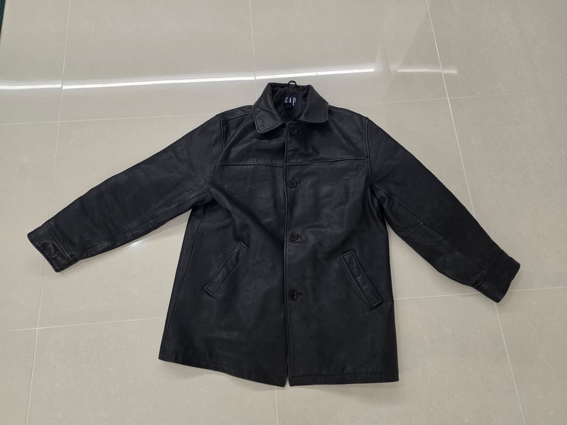 올드 갭 레더 카코트 M 상품이미지1